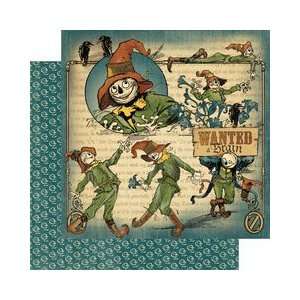   Oz Double Sided Paper 12X12 Scatterbrained Scarecrow
