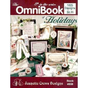    OmniBook Of Holidays   Cross Stitch Pattern Arts, Crafts & Sewing