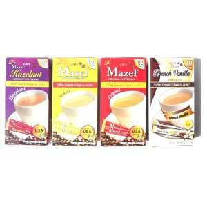 Instant Coffee Packets with Cream & Sugar   4 Flavors   Regular Coffee 
