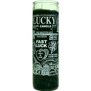  7 Day Glass Candle Fast Luck   Green: Everything Else