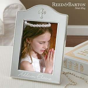   Silver First Communion Picture Frame   Reed & Barton