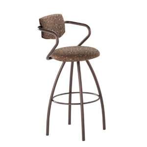  Sonny Cognac Trica Cookie 30 High Swivel Arm Bar Stool in 