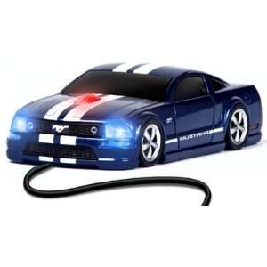   Ford Mustang GT Mouse   Optical Wired   Blue, White USB   Scroll Wheel