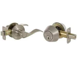  Callan BE3001 Bennett Satin Nickel Keyed Entry Deadbolt 