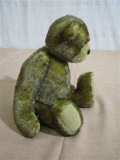 Artist Made & Signed Judy Johnson Mohair Bear 13 Jointed with Glass 