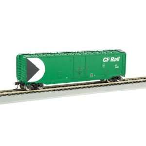  50 PLUG DOOR BOX CAR CP Rail (Green): Toys & Games