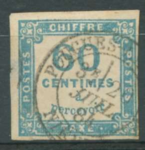 FRANCE Yvert # TAXE 9 Used VF  