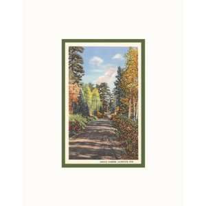 Indian Summer, La Crosse, Wisconsin Places Pre Matted Poster Print 