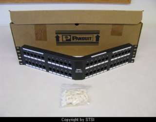 Panduit DPA486X88TG 48 Pt Cat6A Patch Panel 10Gig ~STSI 074983659111 