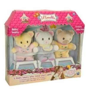  Lil Luvables Fluffy Factory Baby Bears: Toys & Games