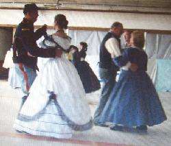 Civil War Reenactment Tea Day Dress   Period Correct, Womens Clothing 
