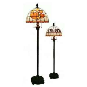    Clemson Tigers Tiffany/Stained Glass Floor Lamp