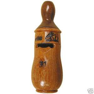   Brazilian Rosewood Bird Call #31 + FREE Hand carved Samba Whistle