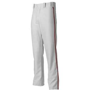   Baggy Cut Baseball Pants WHITE/CARDINAL (WHC) L