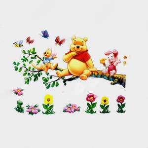 Winnie The Pooh Baby Nursery Room Wall Sticker Tree  