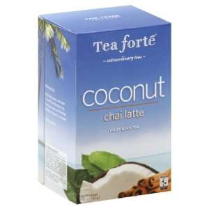 Tea Forté, Latte Chai Coconut, 16 Count  Grocery 