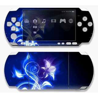  ~Sony PSP Slim 3000 Skin Decal Sticker   Electric Flower 