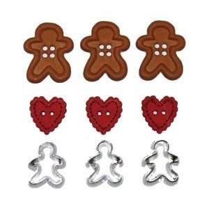  Jesse James Dress It Up Holiday Embellishments Gingerbread 