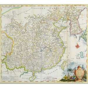 Antique Map of Asia China, 1787