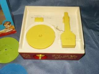   Fisher Price Music Box Record Player # 995 Complete Working W/ Box