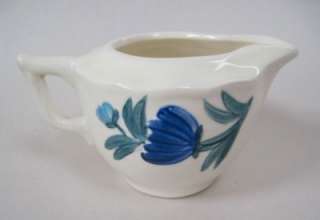 1970 1973 Stangl Pottery Blue Dahlia Creamer #5220  