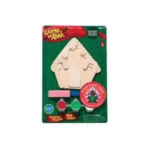  Works of Ahhh Wood Painting Kit  Gingerbread House: Toys 