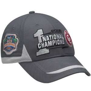 Nike Oklahoma Sooners BCS National Champions 2008 Charcoal Locker Room 