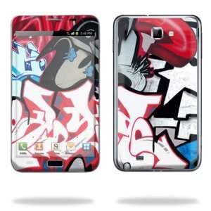   Samsung Galaxy Note Skins Graffiti Mash Up Cell Phones & Accessories
