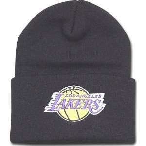  Los Angeles Lakers Black Arena Knit Cap: Sports & Outdoors