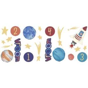  Blue Mountain Wallcoverings GAPP1783 Just for Kids Outer Space 
