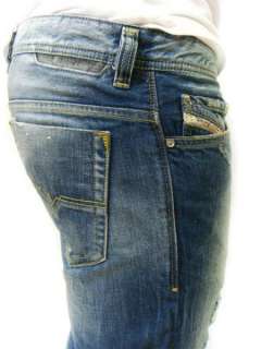 NWT DIESEL Mens DNA Vintage Straight Jeans SAFADO 8QL  