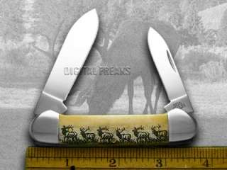 CASE XX Elk Canoe Antique Bone 1/600 Pocket Knives ###1  