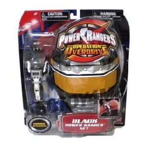  Power Rangers Operation Overdrive Black Mask and Watch Set 