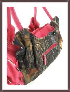 Camouflage Handbag Camo Purse Fashion Tote Hot Pink 967  