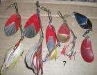 Large assortment of metal lures mostly Pflueger  