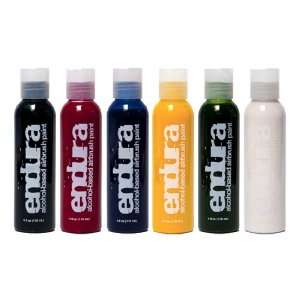  Vibe Airbrush Face Art Paint Set in 6 Primary Colors (4 oz 