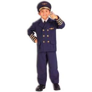  Childs Toddler Airline Pilot Costume (Size 2 4T) Toys 