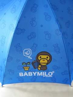 NWT SANRIO BABY MILO Bape 55cm Blue Umbrella Monkey  