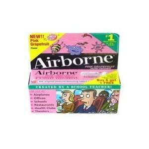  Airborne Cold Tabs Pink Grapefruit 10 Health & Personal 