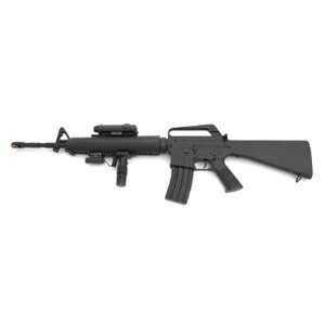  Spring M16 Assault Rifle FPS 200, Red Dot, Laser, Foregrip Airsoft 