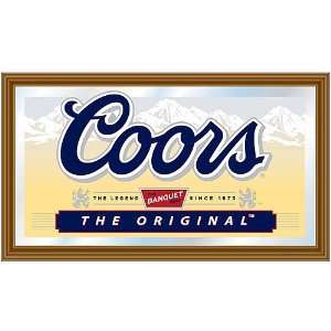  Coors Wood Framed Mirror