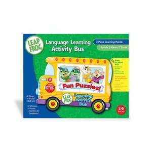  LeapFrog: Language Learning Activity Bus Tray Puzzle: Toys 