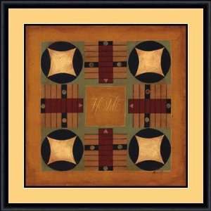  Parcheesi by Lisa Spicer   Framed Artwork