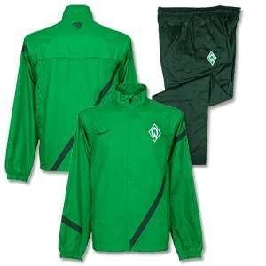  11 12 Werder Bremen Sideline Woven Warm Up Suit   Green 