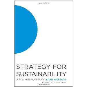   Sustainability A Business Manifesto [Hardcover] Adam Werbach Books