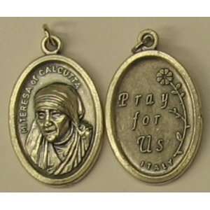  Mother Teresa Bulk Oxidized Medal with Jump Ring (M022MTH 