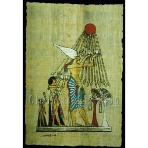  reproduction crafts King Akhenaten Worshipping God Aton 