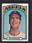 1972 TOPPS 765 KEN MCMULLEN NRMT MINT SET BREAK  