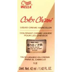  Wella Color Charm Liquid #0810 Red Red Haircolor (Case of 