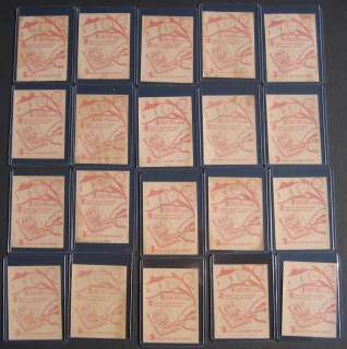 1970s Joe Is An Airhead (?) Bubble Gum Cards Stickers NRMT (43 cards 